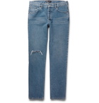 Balenciaga - Archetype Distressed Denim Jeans - Men - Mid denim