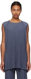 HOMME PLISSÉ ISSEY MIYAKE Gray Monthly Color October Tank Top