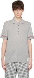 Thom Browne Gray Patch Polo