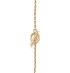 Fendi - Logo-Engraved Gold-Tone Necklace - Gold