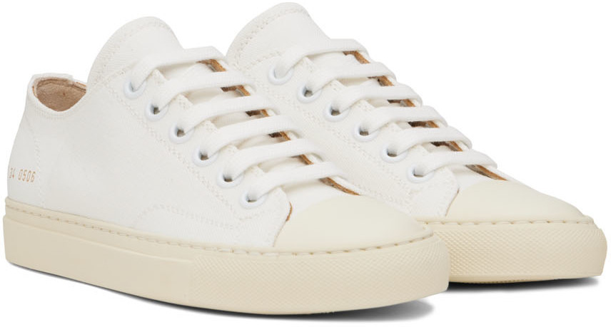 Common Projects White Tournament Low Sneakers