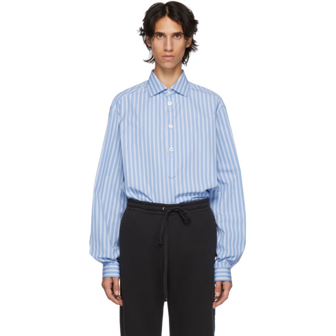 Photo: Gucci Blue Striped Alessandro Shirt