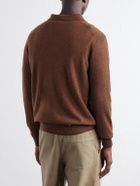 Sunspel - Cashmere Polo Shirt - Brown