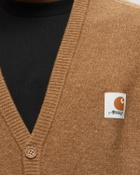 Awake Awake Ny X Carhartt Wip Cardigan Brown Zippers & Cardigans