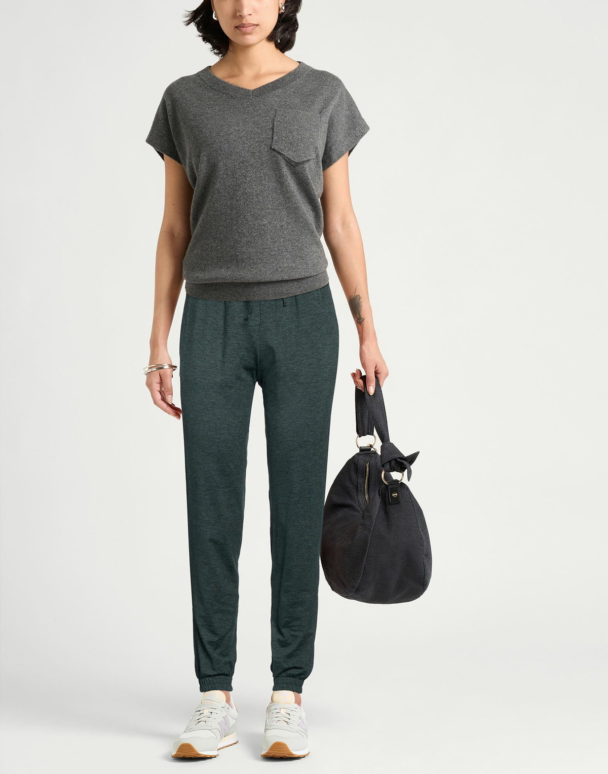 Girlfriend Collective Womens Pants in Green