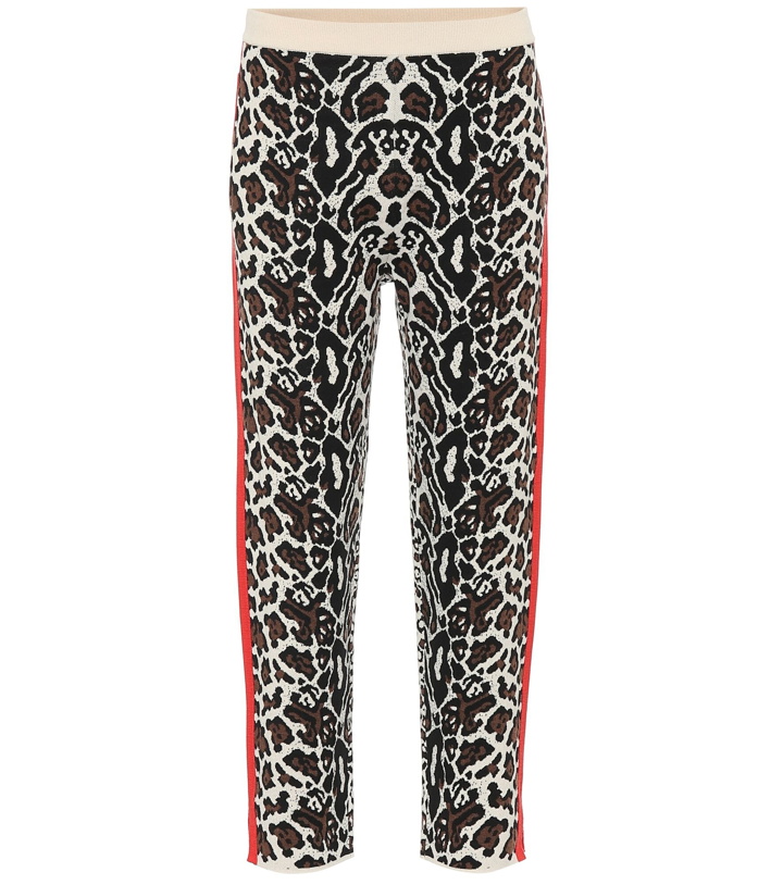 Photo: Stella McCartney - Cropped intarsia knit trackpants