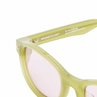Bonnie Clyde Women's Roller Coaster Sunglasses in Green/Fucihsia 