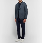 Richard James - Blue Micro-Checked Wool and Cashmere-Blend Blazer - Blue