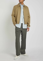 Ami Paris Straight-leg Wool Trousers Charcoal