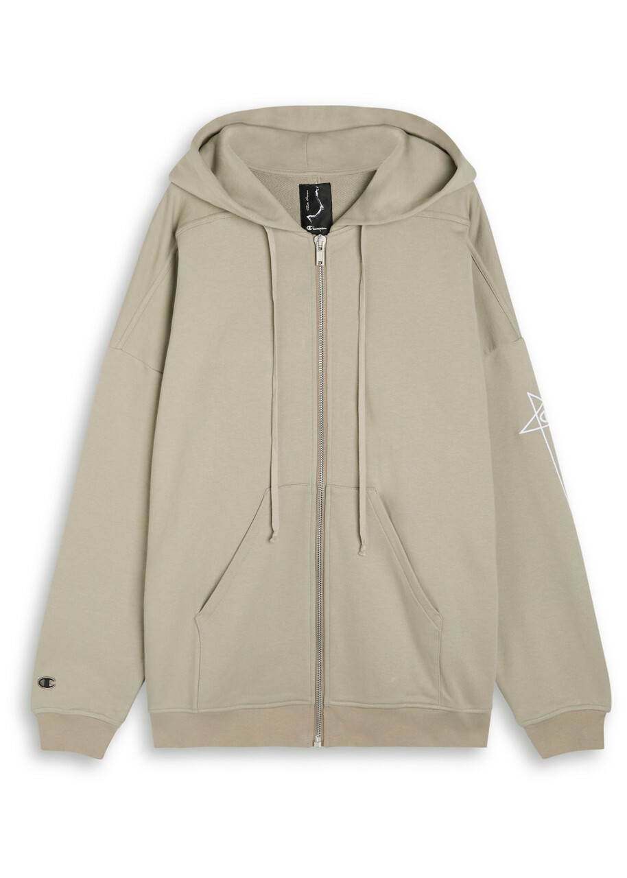 Rick Owens Asymmetric cotton sweatshirt jersey Rick Owens