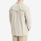 Klättermusen Men's Syn Long Sleeve Shirt in Silver Creme
