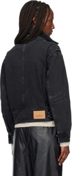 Isabel Marant Etoile Black Joseline Denim Jacket