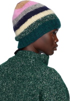 ERL Multicolor Striped Alpaca Mohair Beanie