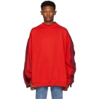 Y/Project Red Double Sweatshirt