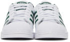 adidas Originals White & Green Superstar Sneakers