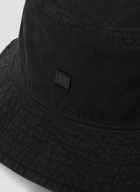 Face Patch Bucket Hat in Black