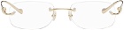 Cartier Gold Oval Glasses