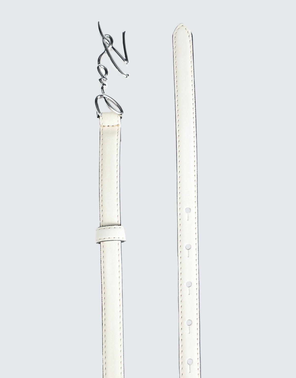 Karl Lagerfeld Womens Belt in Beige