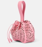 Alaïa Rose Marie leather bucket bag