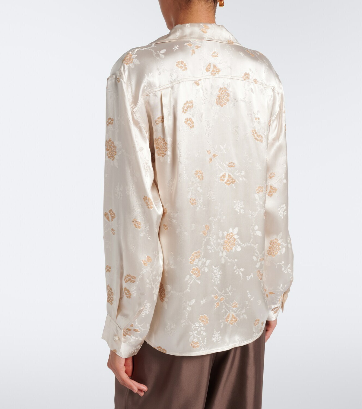 Dôen Maurise floral jacquard shirt