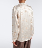 Dôen Maurise floral jacquard shirt
