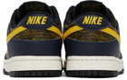 Nike Black & Navy Dunk Low Retro Sneakers