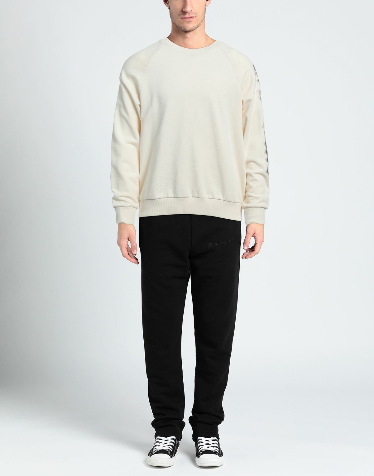 Balmain Mens Sweatshirt Cream