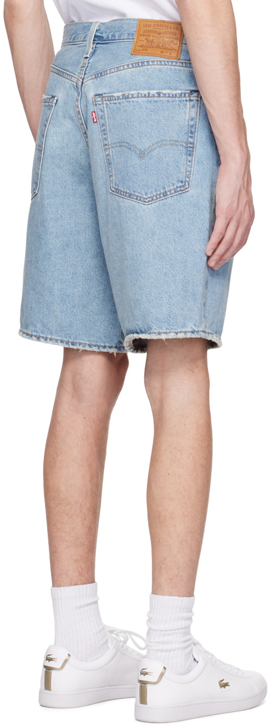 Levi's Indigo 479 Stay Baggy Denim Shorts