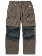 Nike - ACG Smith Summit Convertible Stretch-Nylon Cargo Trousers - Brown