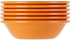 Mario Luca Giusti Orange Saint Tropez Bowl Set, 6 pcs