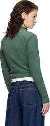 Nike Green Sportswear Phoenix Plush Sweater