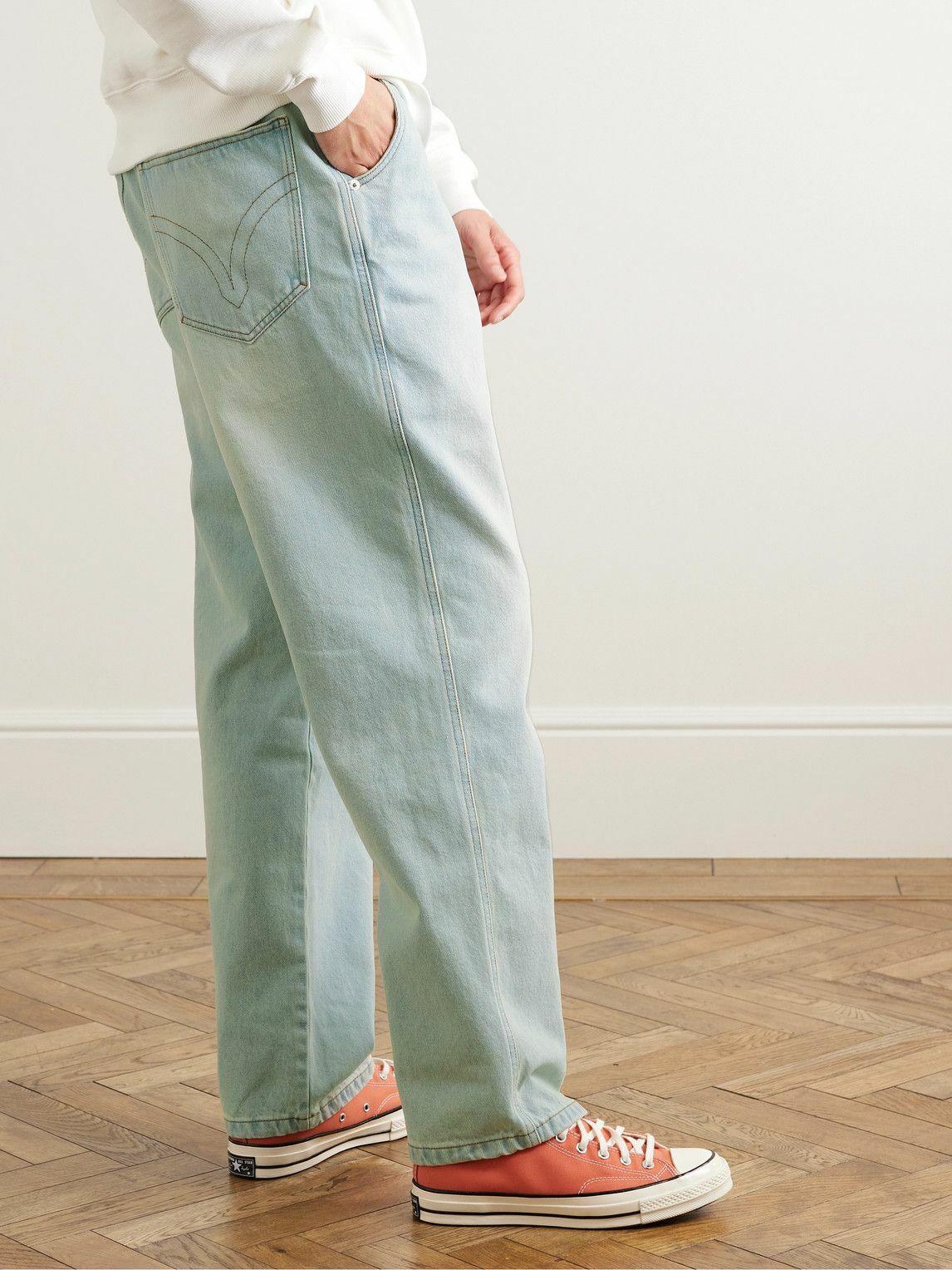 AMI PARIS - Alex Wide-Leg Jeans - Blue AMI