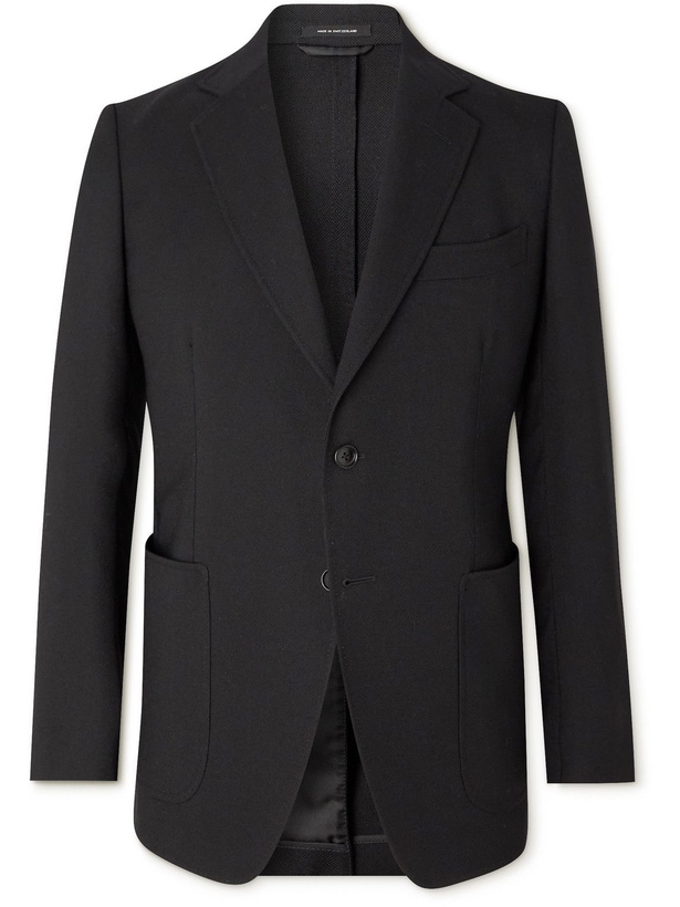 Photo: TOM FORD - Unstructured Wool-Blend Blazer - Black