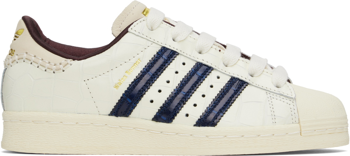 Wales Bonner White adidas Originals Edition Superstar Sneakers Wales Bonner