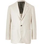 Brunello Cucinelli - Slim-Fit Linen Blazer - Neutrals