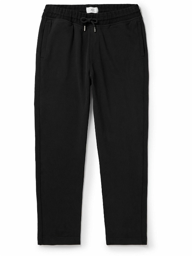 Photo: Mr P. - Tapered Cotton-Jersey Sweatpants - Black