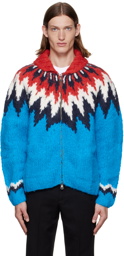 Andersson Bell Blue & Red Riverton Sweater