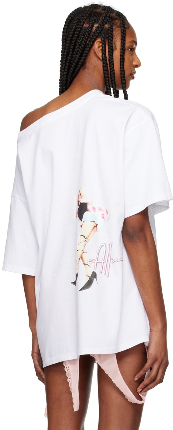 ALL-IN White Allina Sleeping T-Shirt