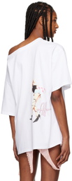 ALL-IN White Allina Sleeping T-Shirt