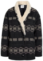 Isabel Marant étoile Qayla Jacquard Cotton-blend Coat Black
