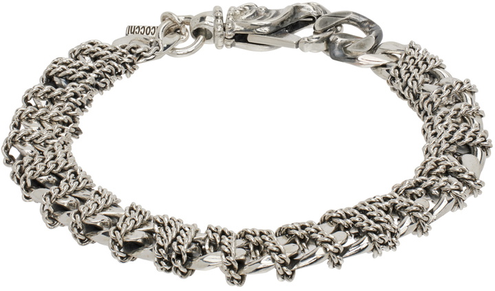 Photo: Emanuele Bicocchi Silver Small Entwined Bracelet