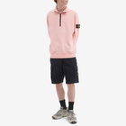 Stone Island Men's Garment Dyed Half Zip Sweat in Pink