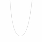 Serge DeNimes Men's 1.5mm Curb Chain in Silver 