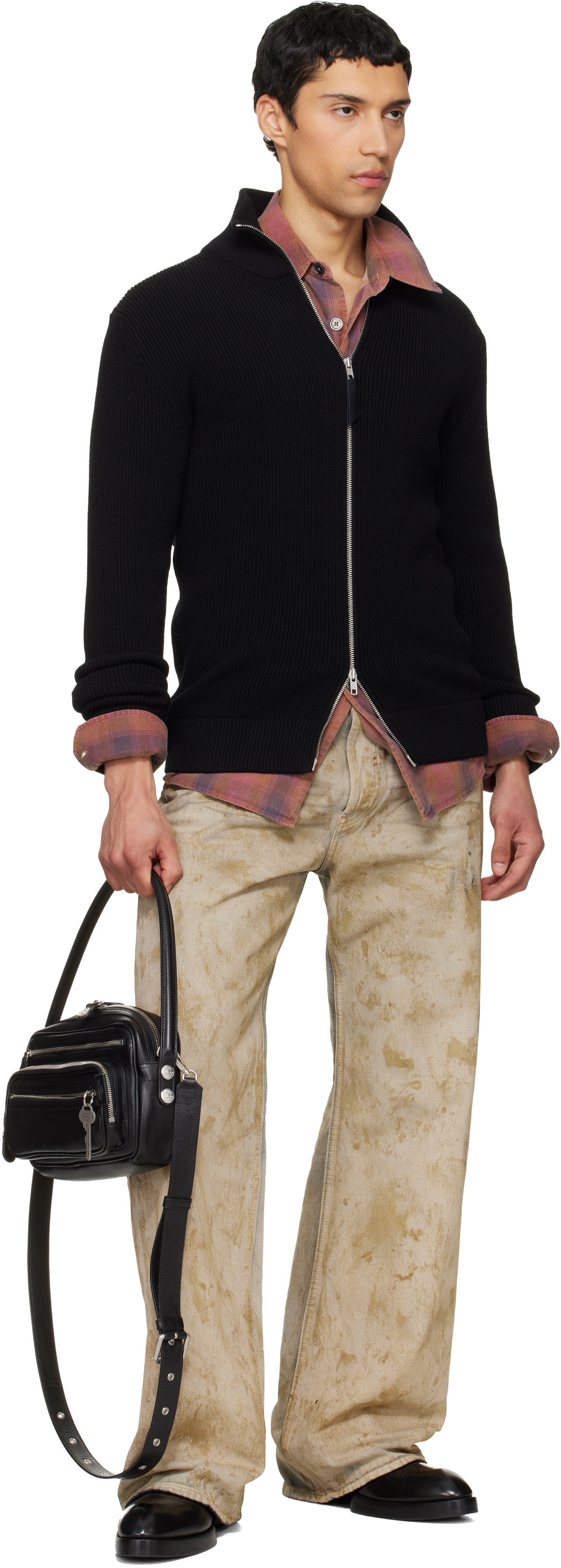 Acne Studios Black Camero Party Bag