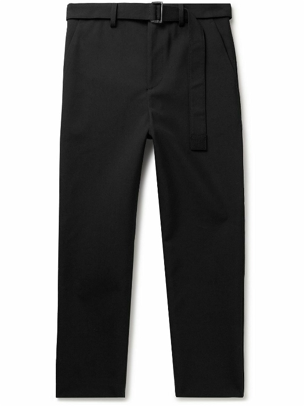 Photo: Sacai - Carhartt WIP Straight-Leg Belted Woven Trousers - Black
