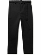 Sacai - Carhartt WIP Straight-Leg Belted Woven Trousers - Black