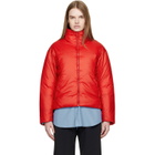 Veilance Red Conduit Down Jacket
