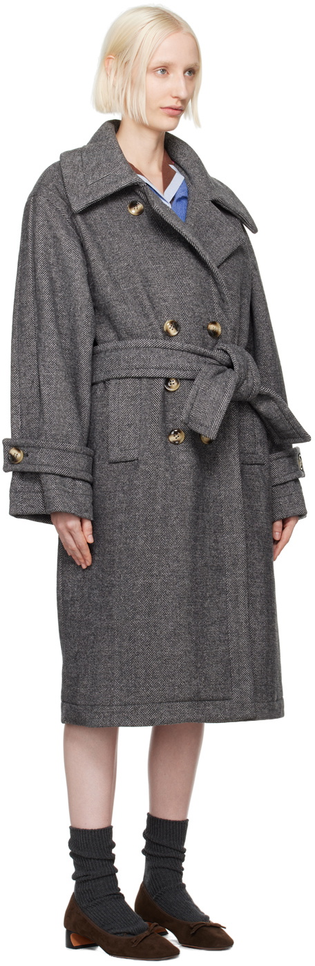 Caro Editions Gray Coco Coat