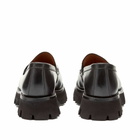 Grenson Women's Hattie Platform Loafer in Black