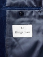 Kingsman - Cotton-Velvet Tuxedo Jacket - Blue